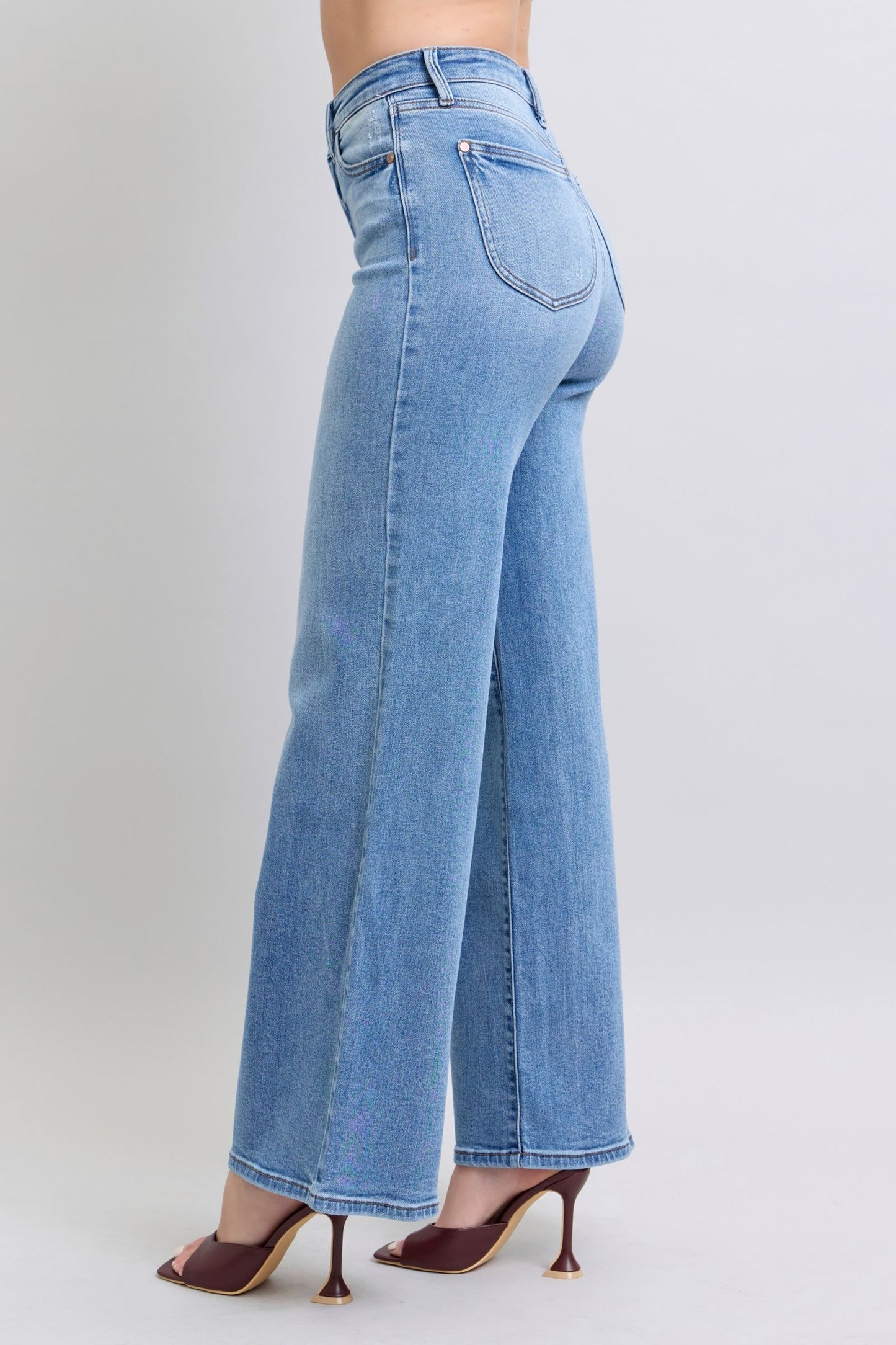 Judy Blue Wimberly Retro Wide Leg Jeans