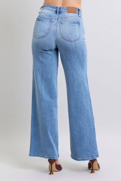 Judy Blue Wimberly Retro Wide Leg Jeans