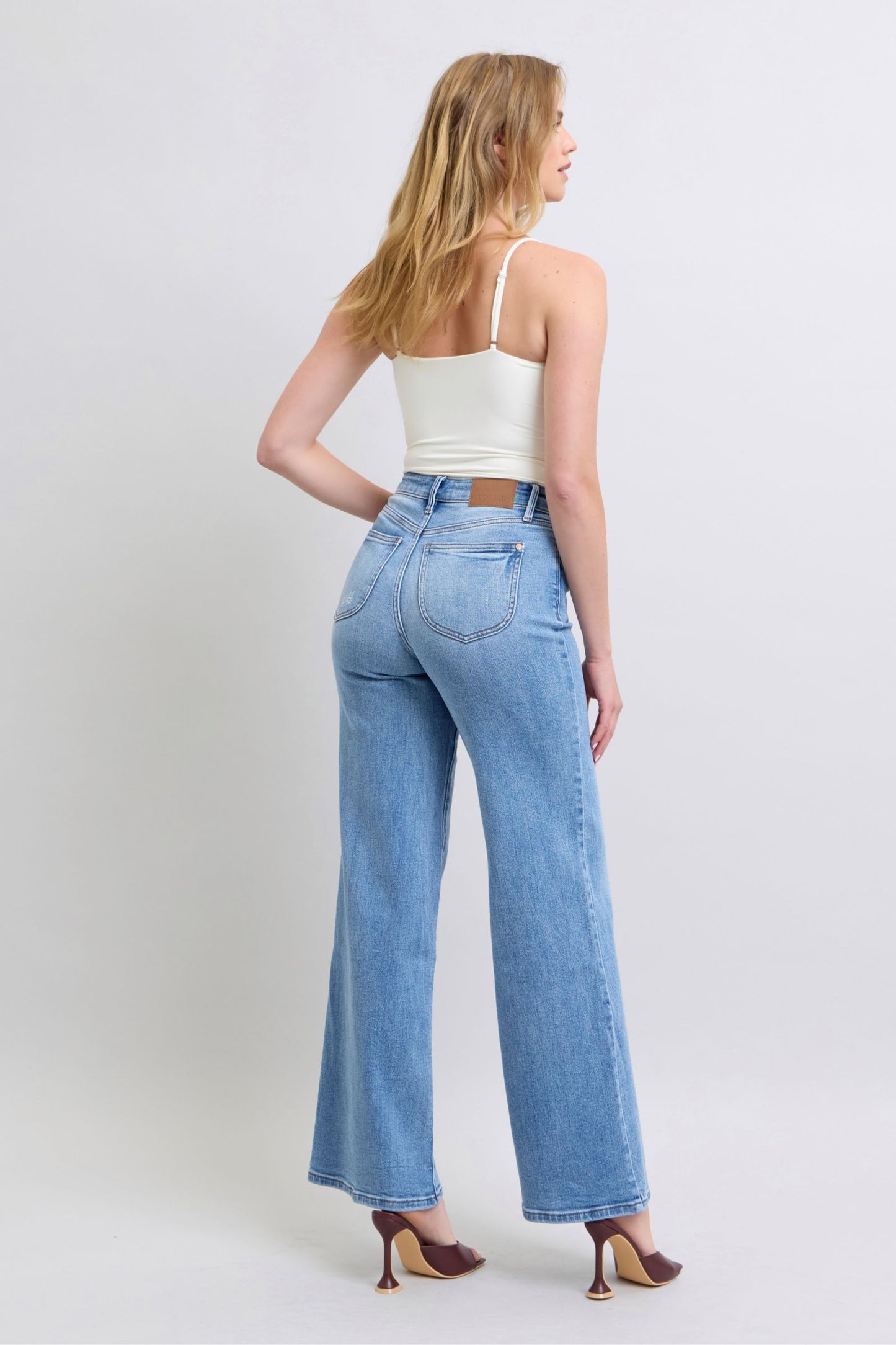 Judy Blue Wimberly Retro Wide Leg Jeans