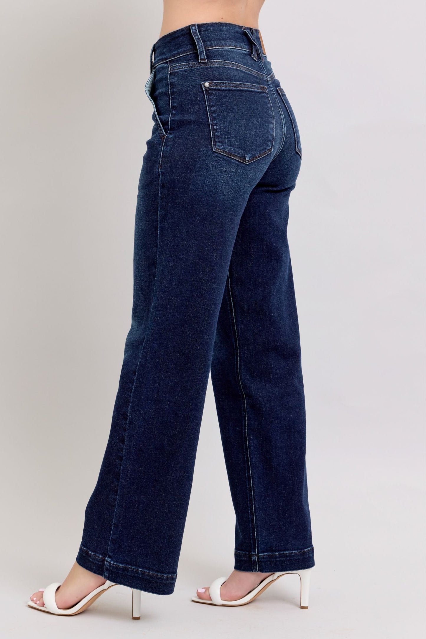 Judy Blue Leland DW Wide Leg Jeans