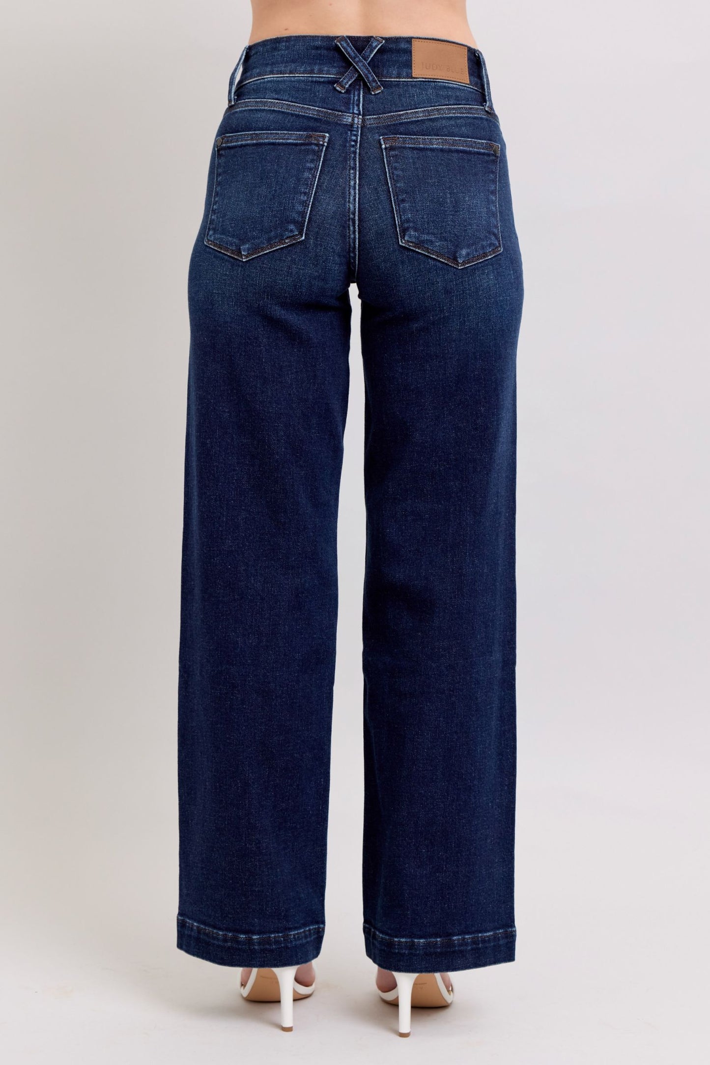 Judy Blue Leland DW Wide Leg Jeans