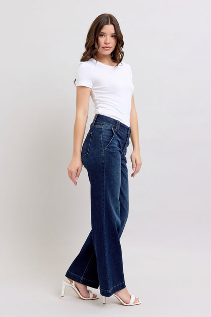 Judy Blue Leland DW Wide Leg Jeans