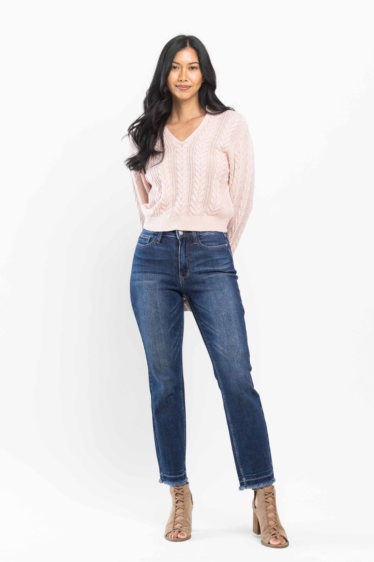 Eastville Judy Blue Released Hem Slim Jean