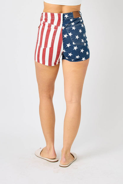 **SALE!** Americana Judy Blue Flag Shorts