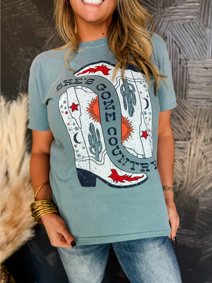 She's Gone Country Tee