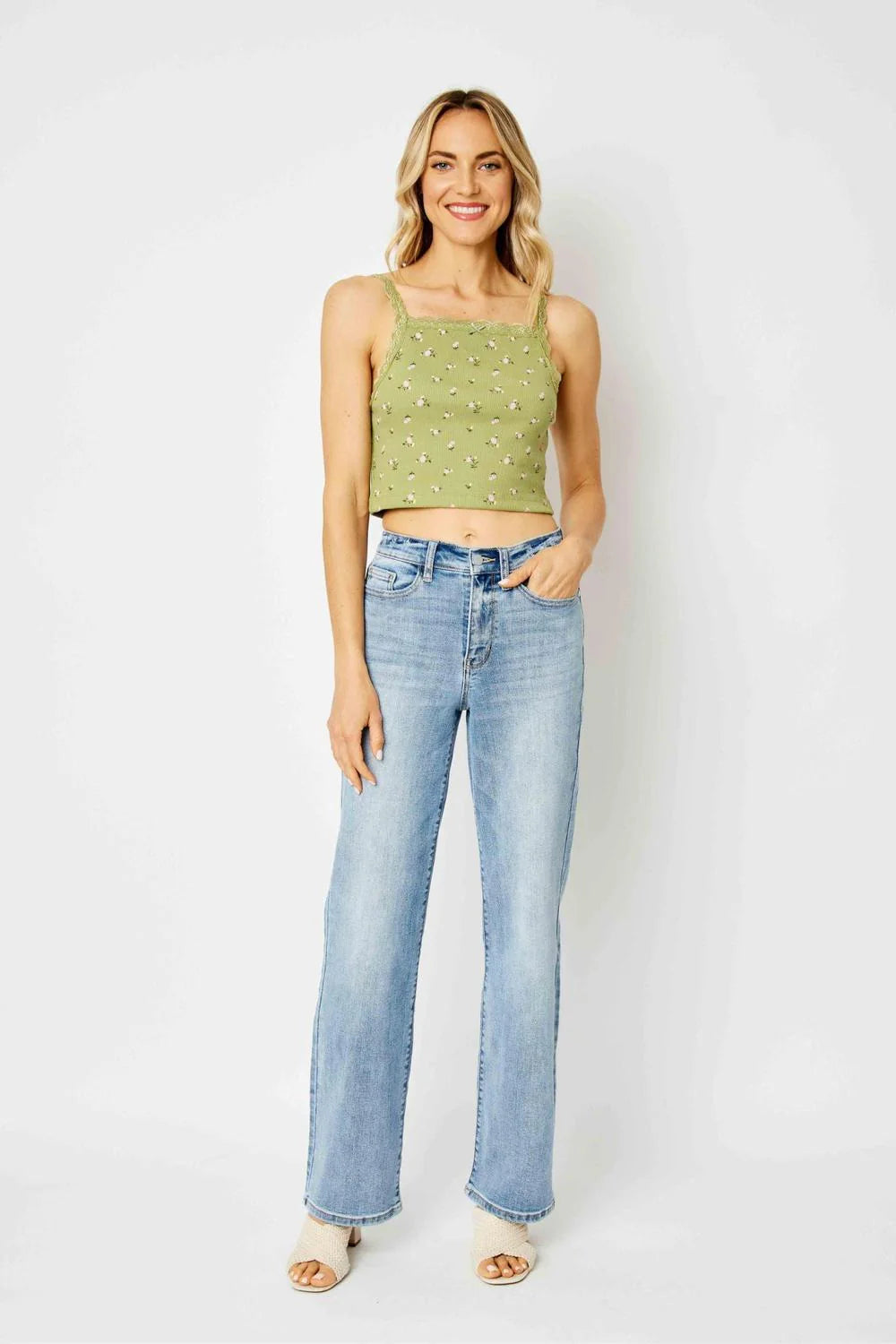 Judy Blue Heidi Straight Jeans