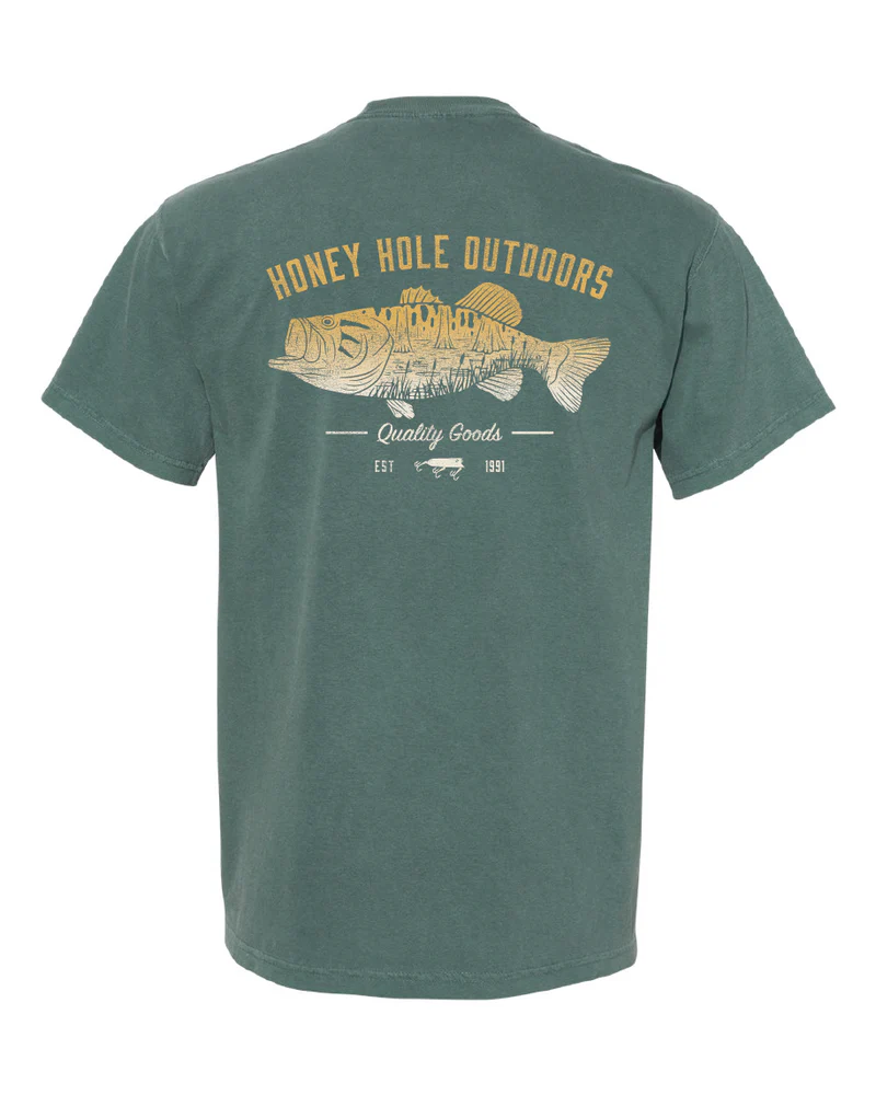 Mens Honey Hole Swamp Bass Tee