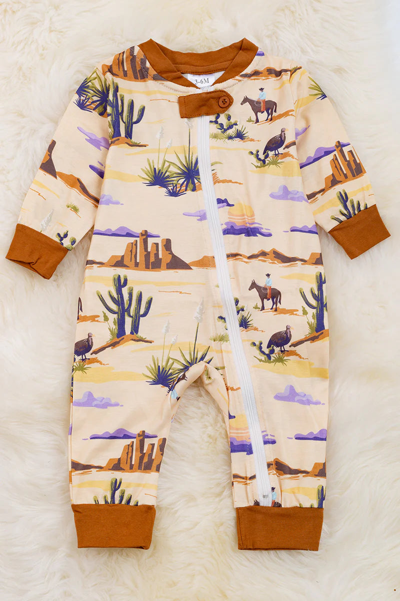 Baby Boy Wild West Romper