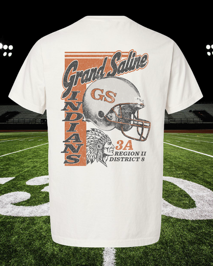 **PREORDER** Retro Mascot Grand Saline Indians Tee