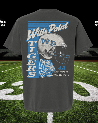 Retro Mascot Wills Point Tigers Tee