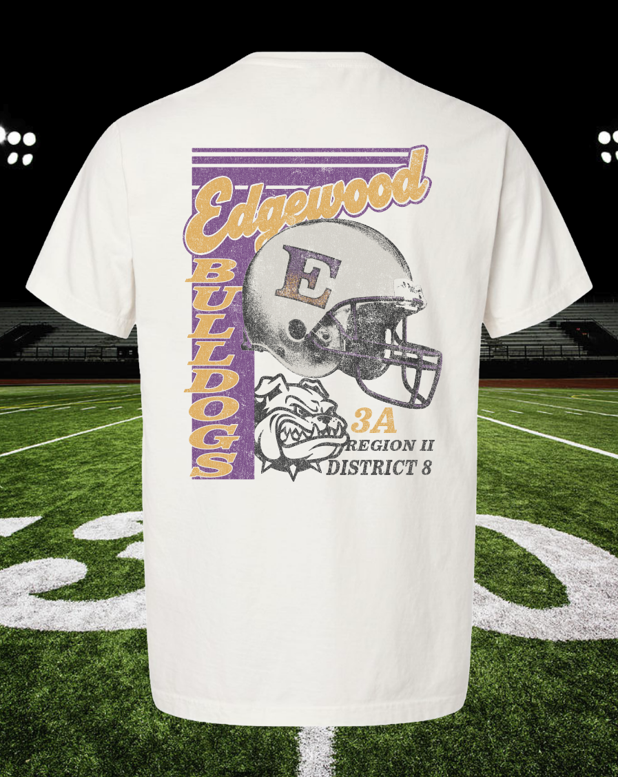 **PREORDER** Retro Mascot Edgewood Bulldogs Tee