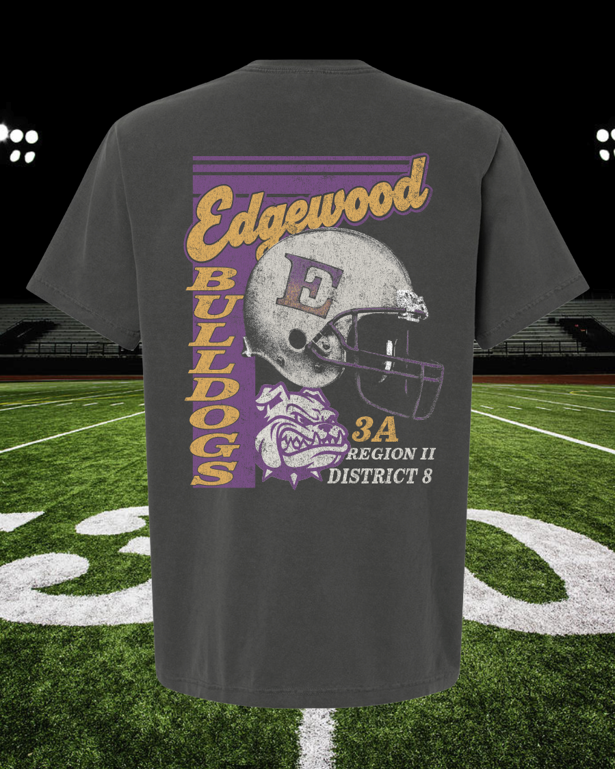 **PREORDER** Retro Mascot Edgewood Bulldogs Tee