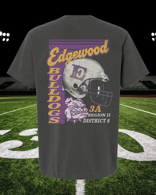 Retro Mascot Edgewood Bulldogs Tee