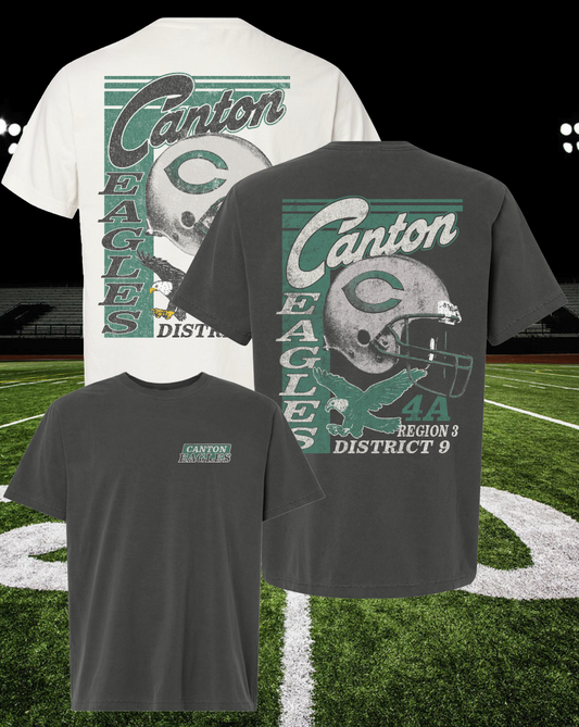 Retro Mascot Canton Eagles Tee