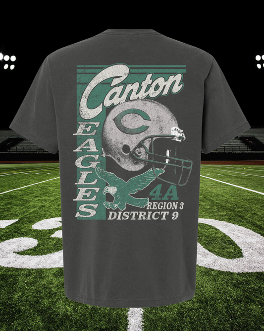 Retro Mascot Canton Eagles Tee