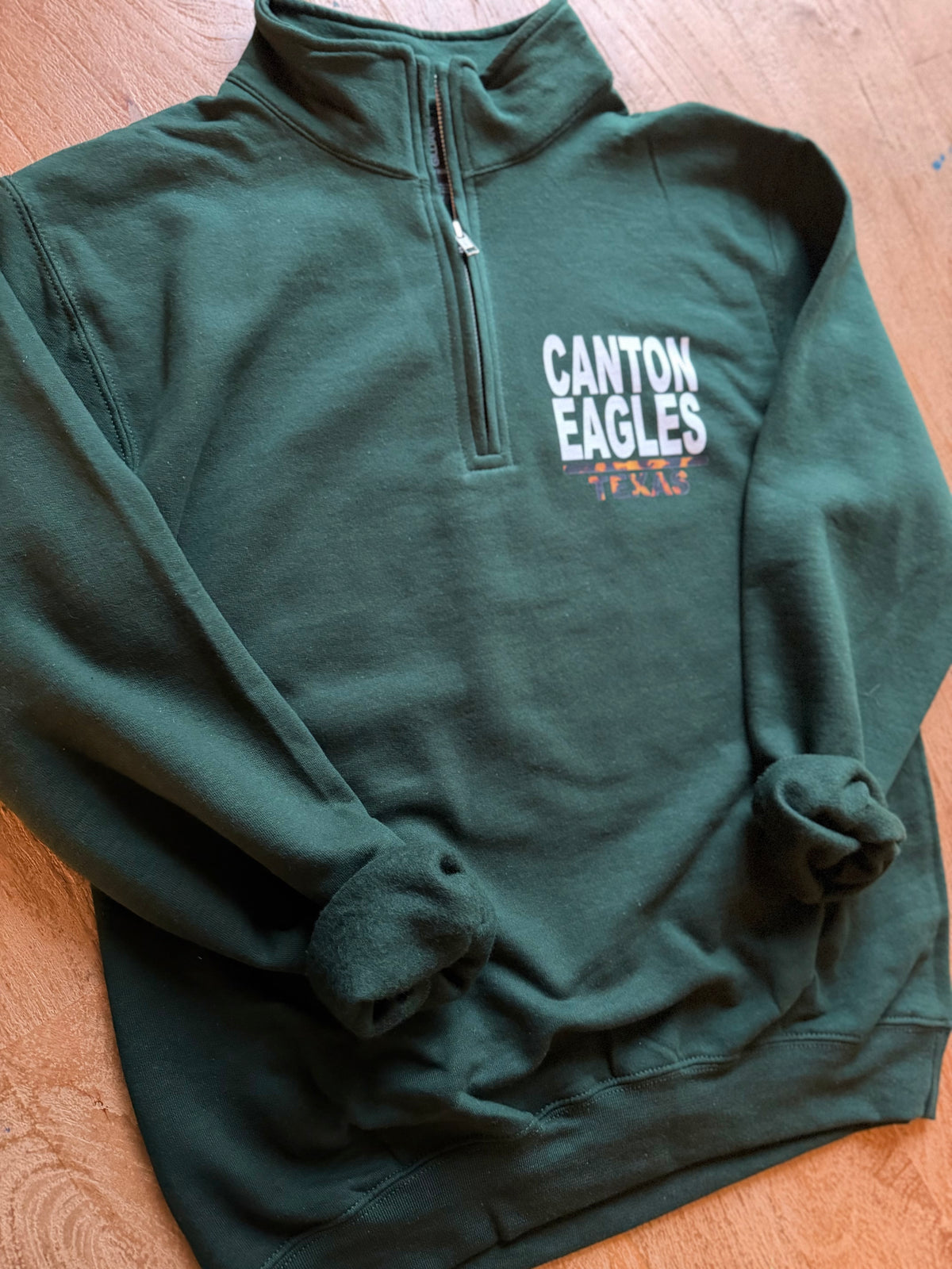 Adult Mascot Canton Eagles Quarter Zip
