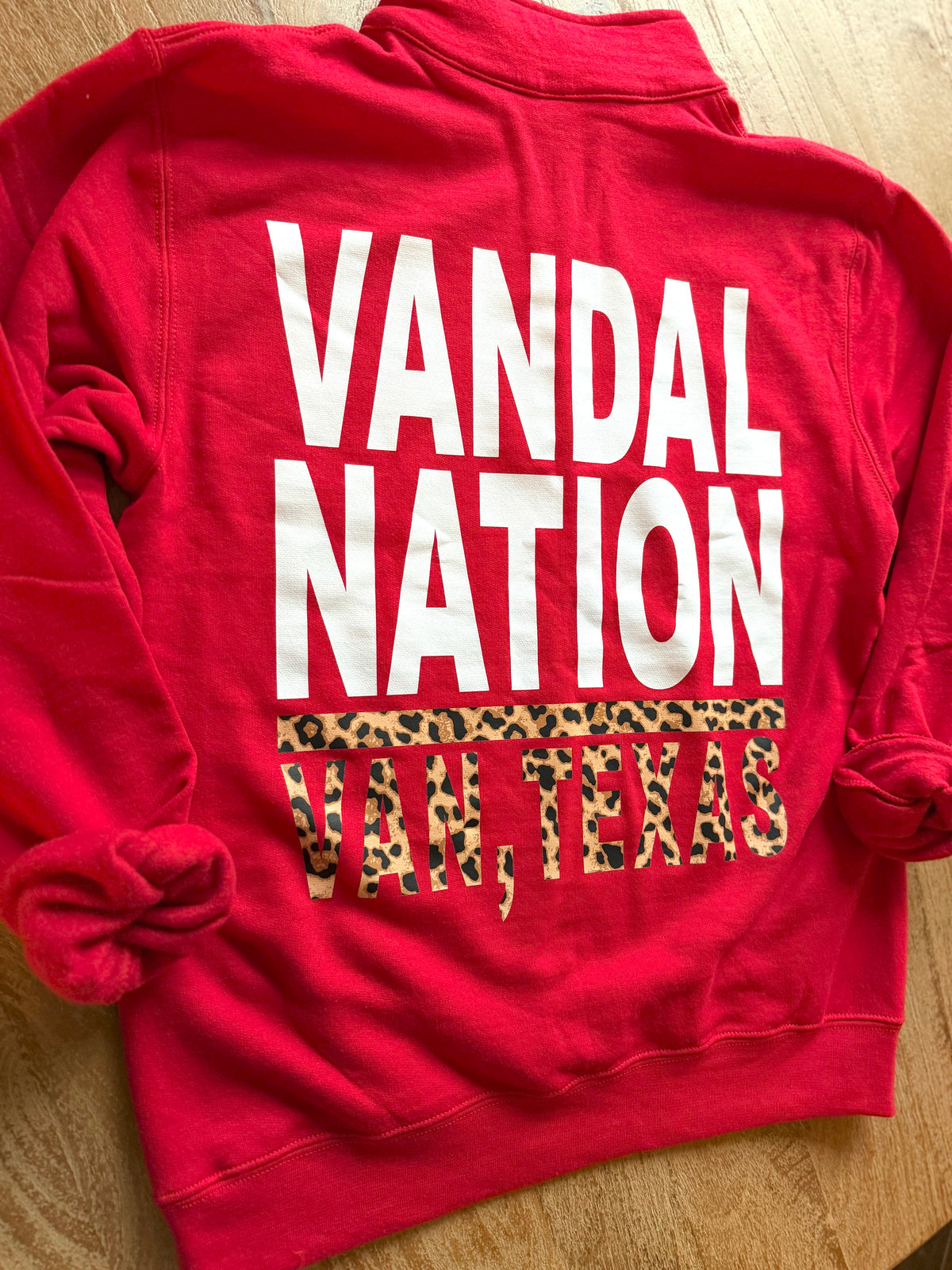 Adult Mascot Van Vandals Quarter Zip