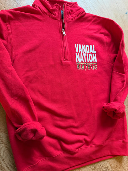 Adult Mascot Van Vandals Quarter Zip