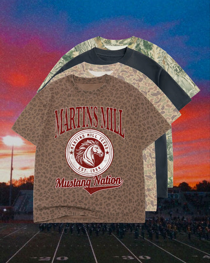 **PREORDER** ADULT Vintage Badge Mascot Tee (Texas)