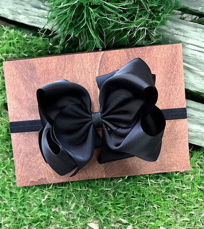 Baby Girls 6" Double Bow Headband