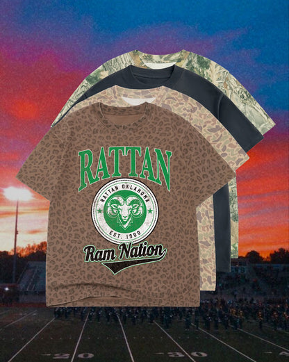 **PREORDER** ADULT Vintage Badge Mascot Tee (Oklahoma)