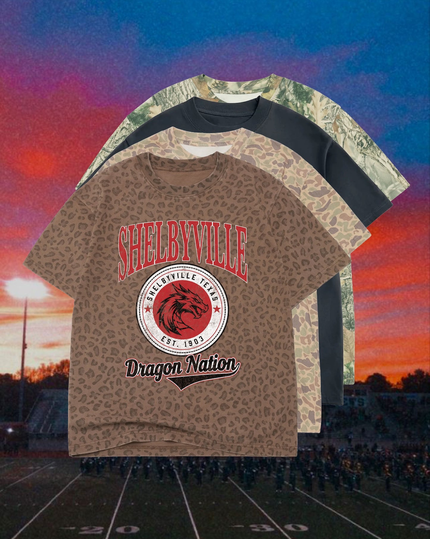 **PREORDER** KIDS  Vintage Badge Mascot Tee (Texas)
