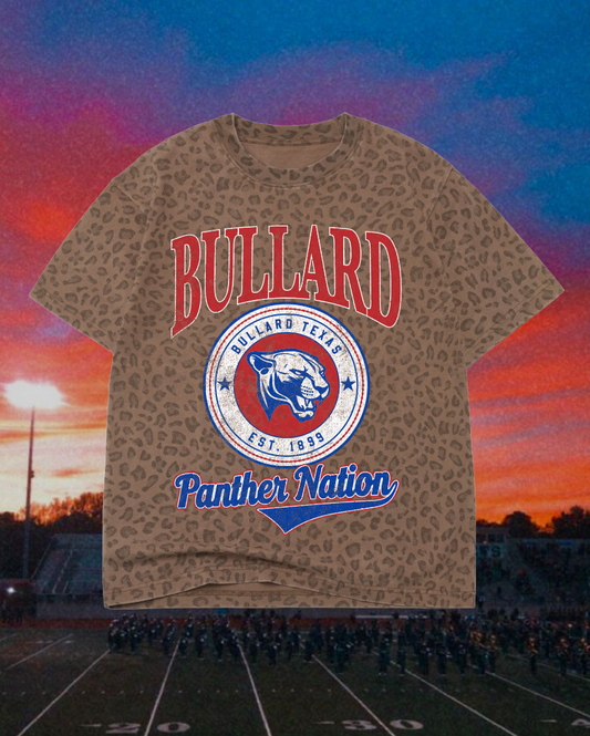 **PREORDER** Adult Vintage Badge Bullard Panthers Oversized Tee