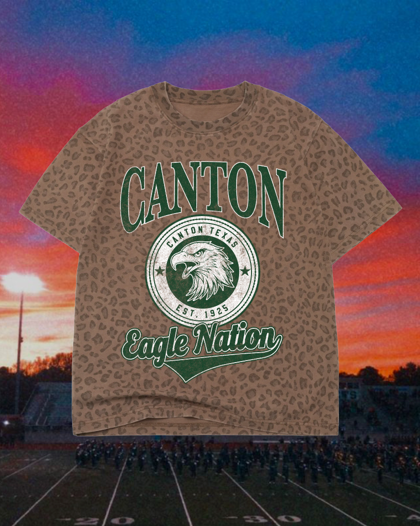 Adult Vintage Badge Canton Eagles Tee
