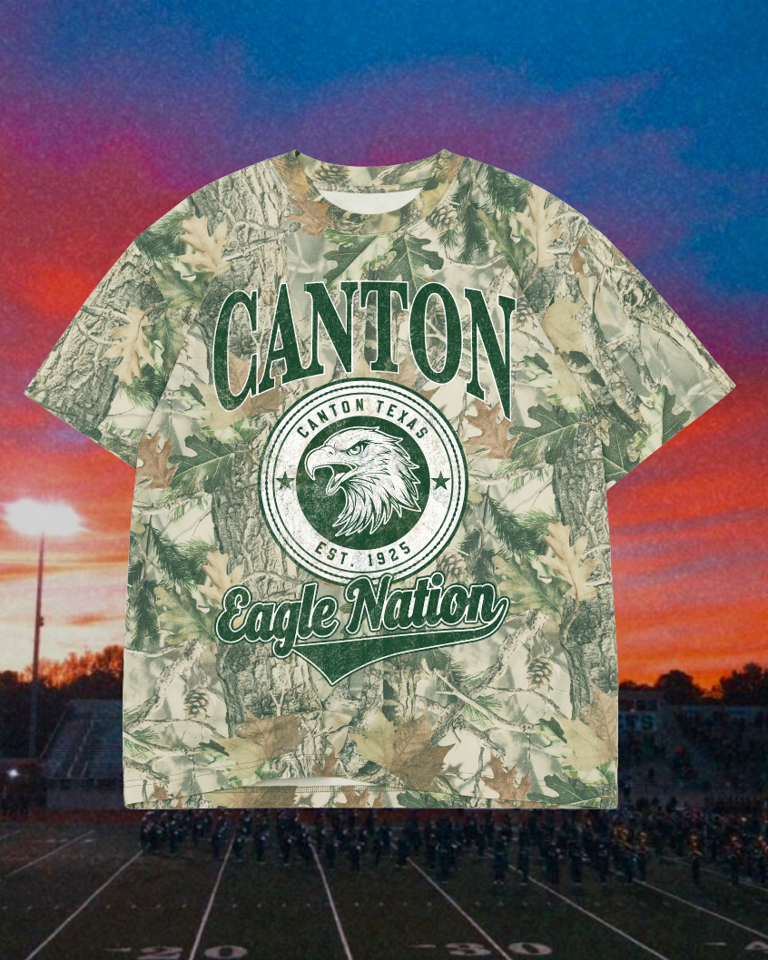 Adult Vintage Badge Canton Eagles Tee