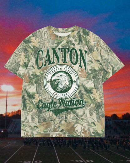 Adult Vintage Badge Canton Eagles Tee