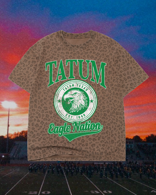 **PREORDER** Adult Vintage Badge Tatum Eagles Oversized Tee