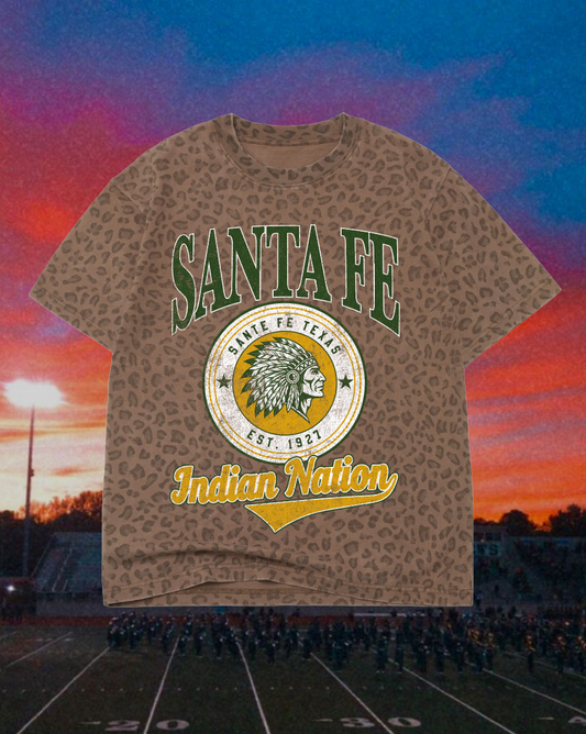**PREORDER** Adult Vintage Badge Sante Fe Indians Oversized Tee