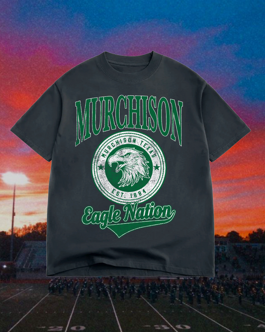 **PREORDER** Adult Vintage Badge Murchison Eagles Oversized Tee
