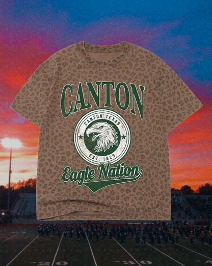 Adult Vintage Badge Canton Eagles Tee