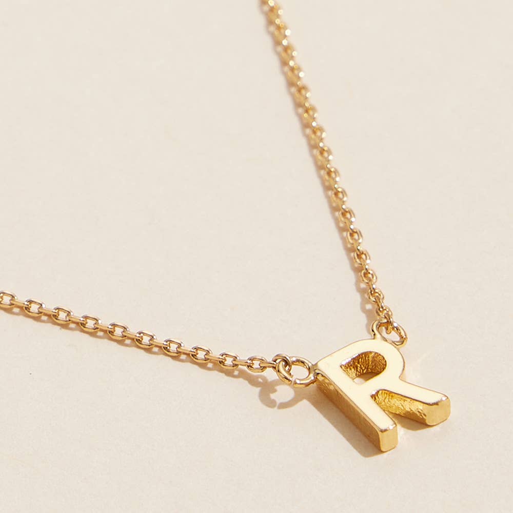 Darla Monogram Pendant Necklace
