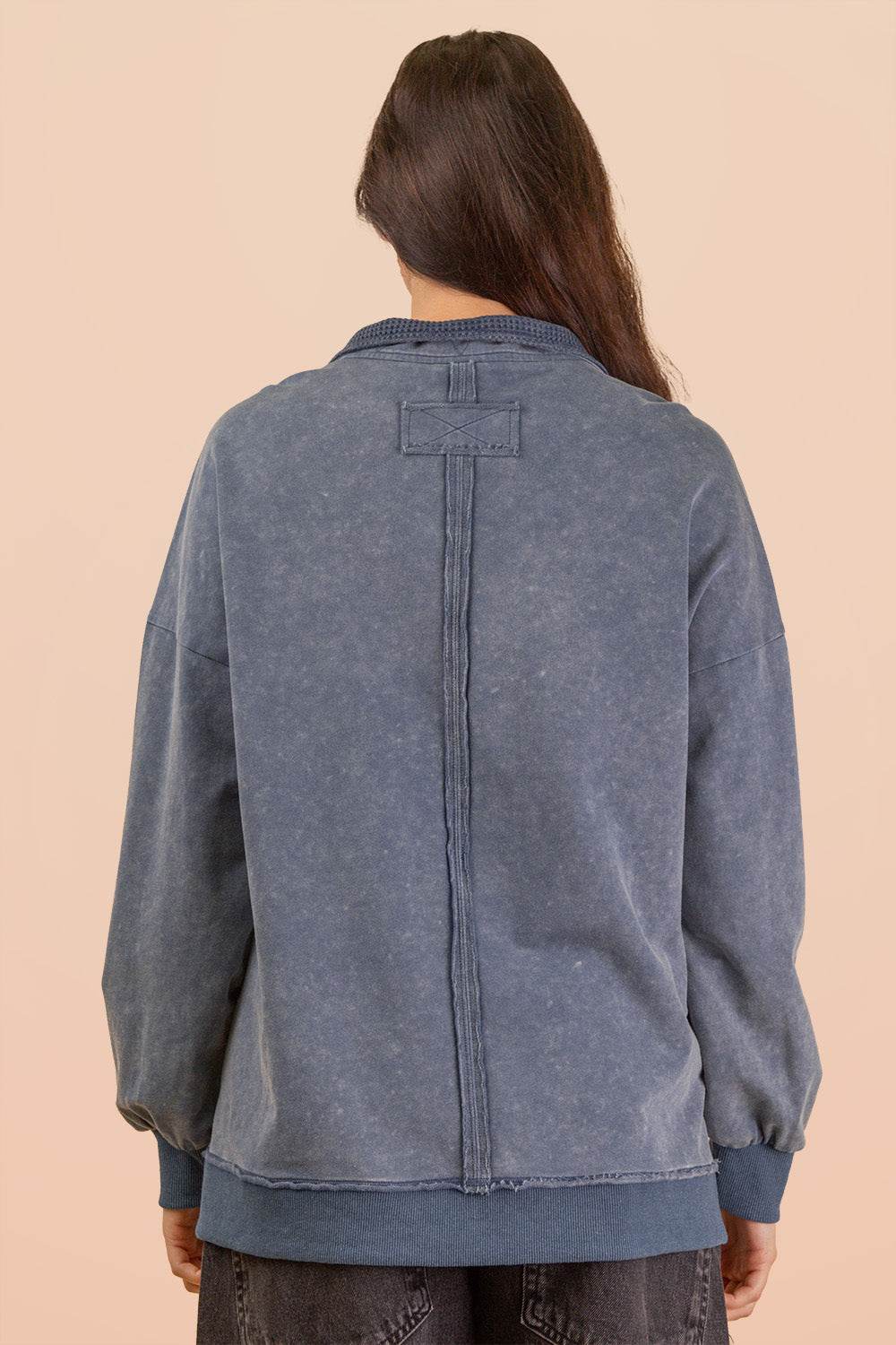 Runa Mineral Button Top