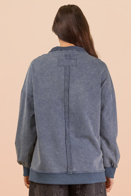 Runa Mineral Button Top