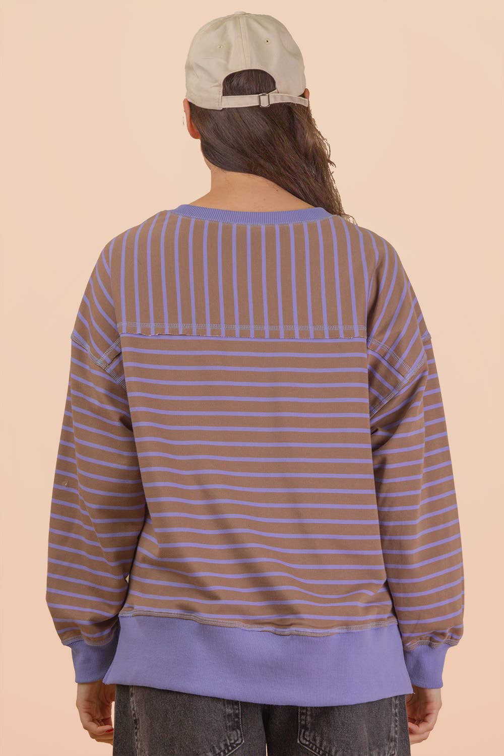 Poppy Oversized Stripe Top