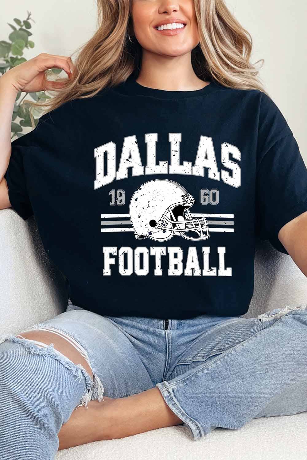 Dallas Football Black Tee