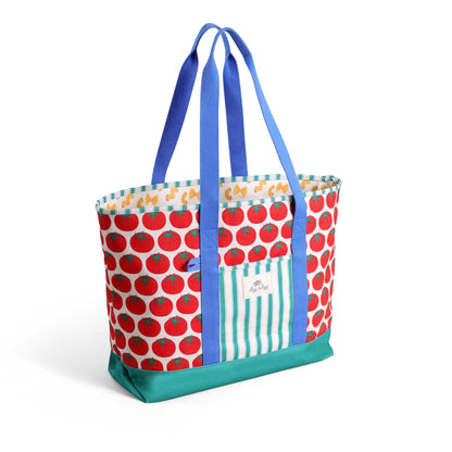 Itzy Ritzy Explorer™ Canvas Tote Bag: Pasta La Vista