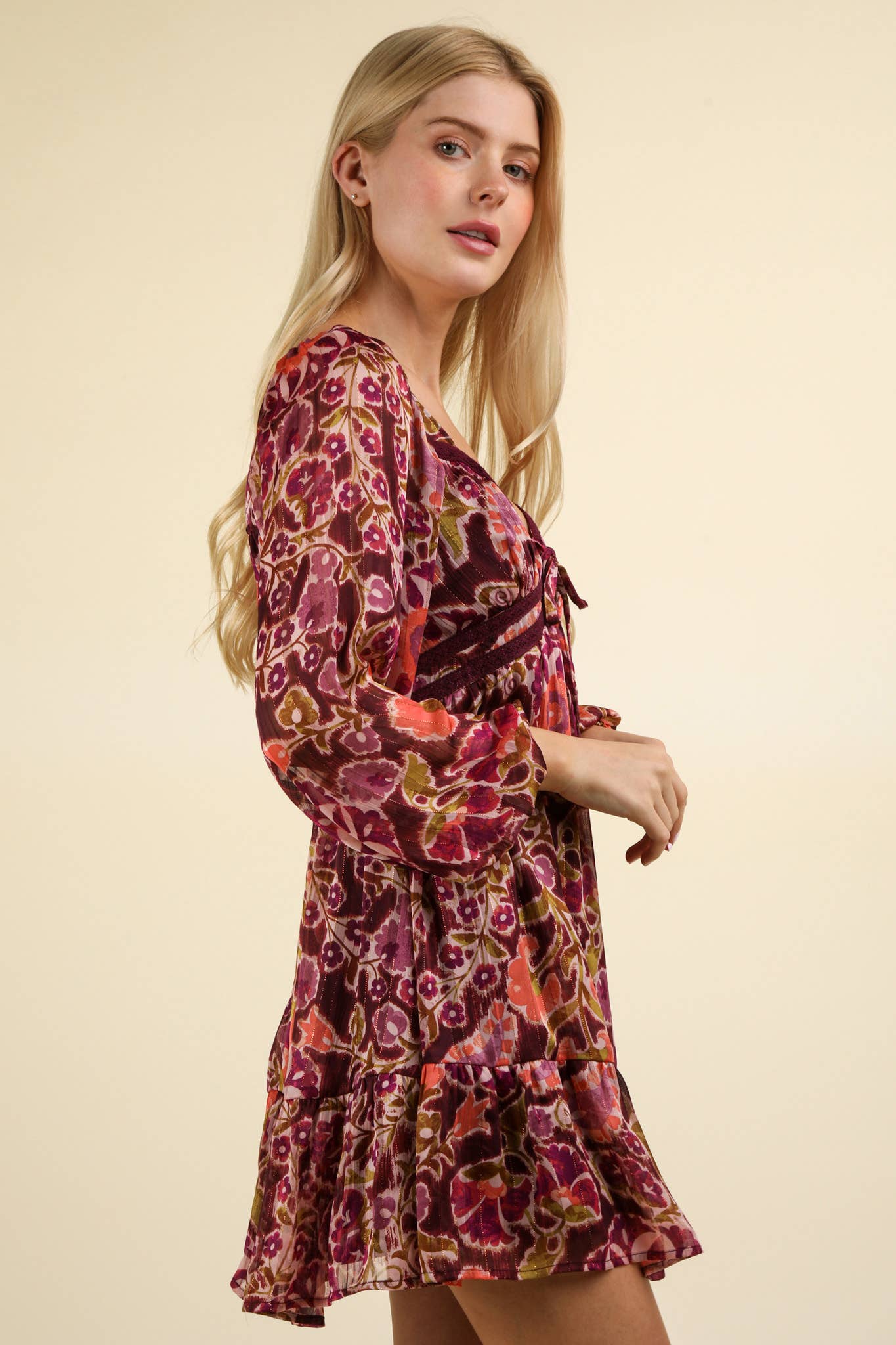 Montrouge Sweetheart Floral Dress