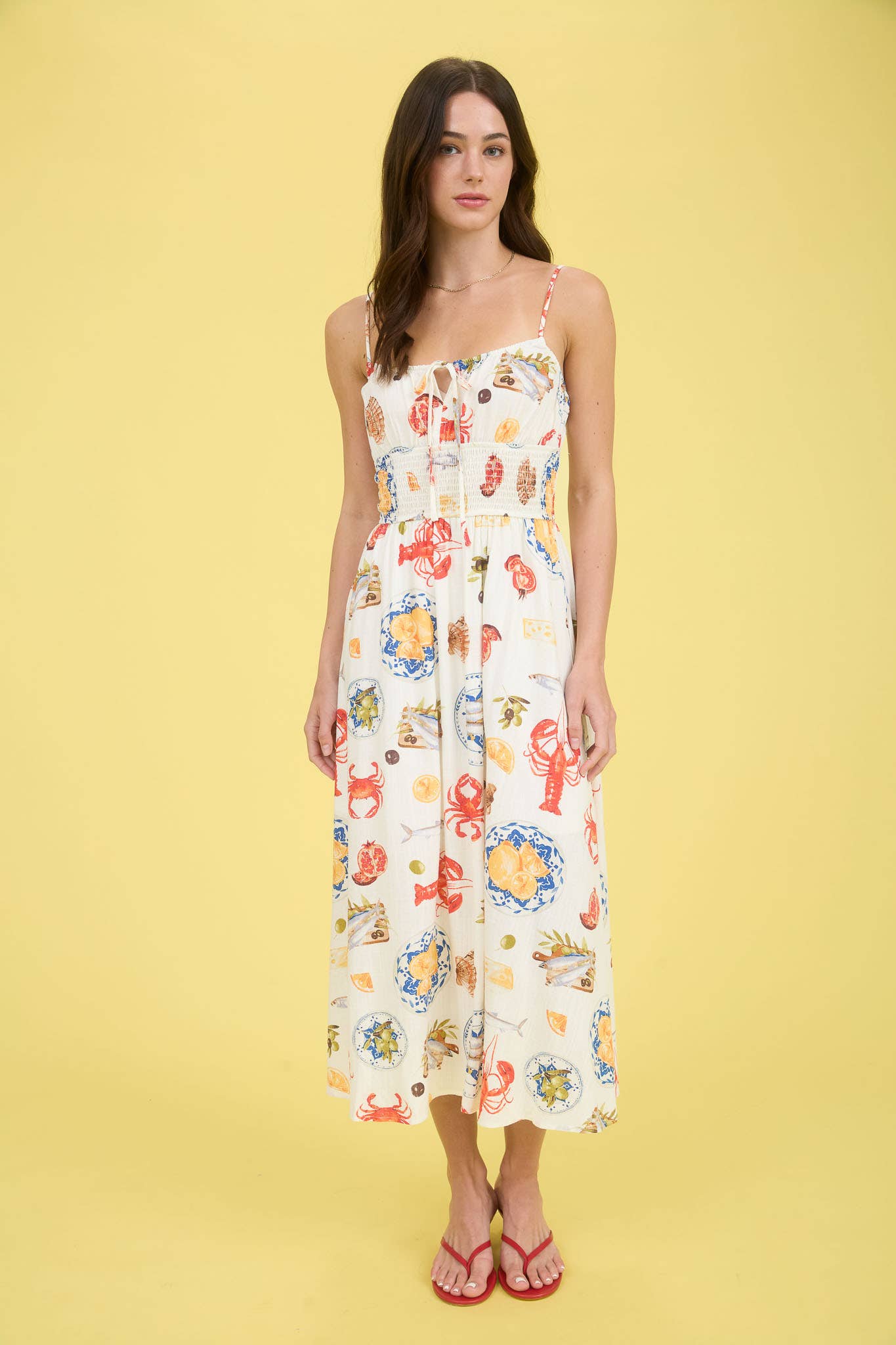 Romy Seaside Lunch Midi Dress
