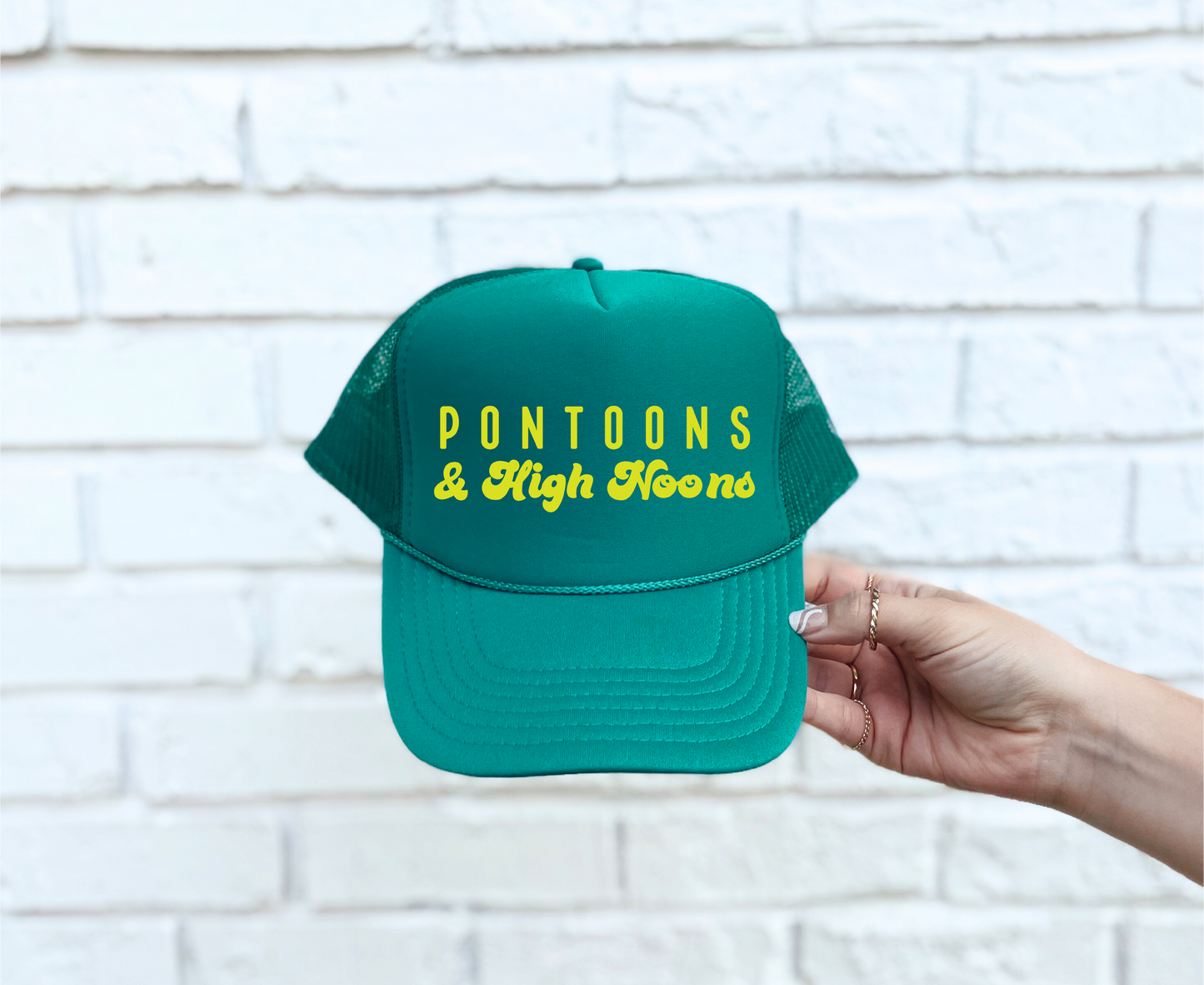 Pontoons & High Noons Trucker Hat