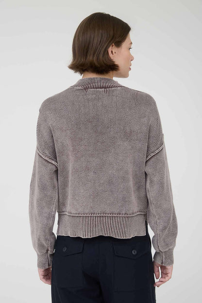 Celia Contrast Mineral Knit Sweater