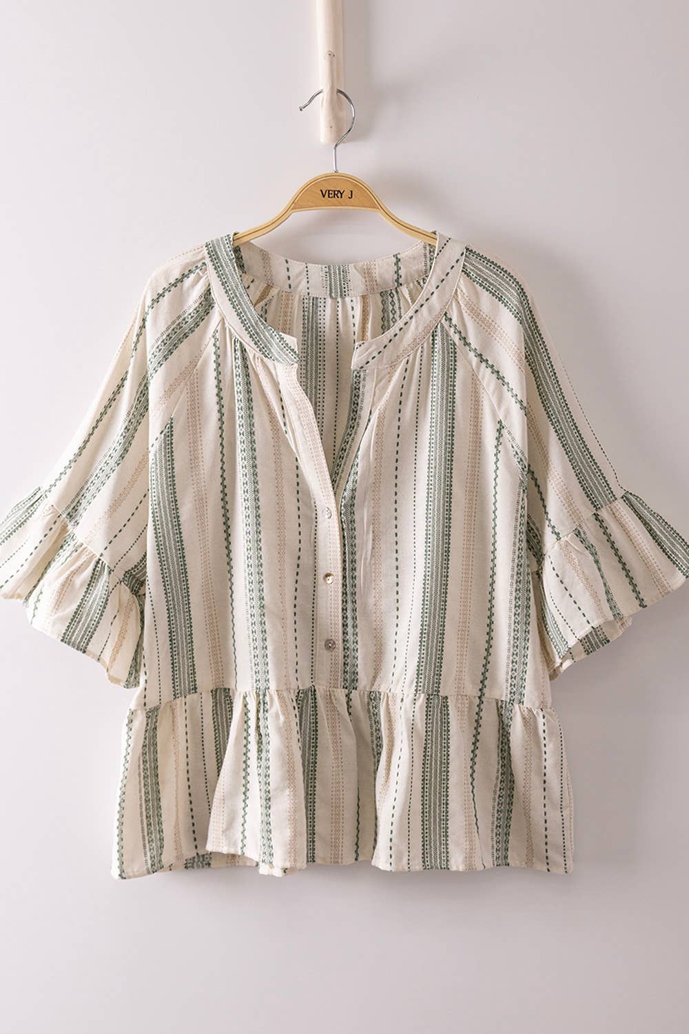Halley Linear Peplum Blouse