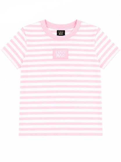 Girls Lulu Mac OG Striped Baby Tee