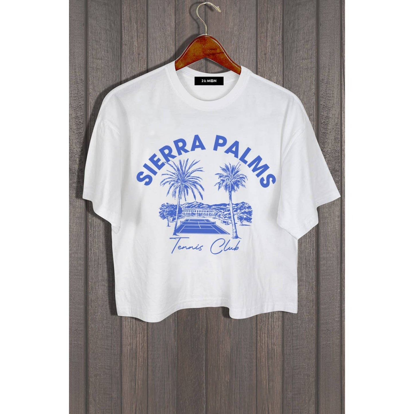 Sierra Palms Tennis Club Cropped Tee