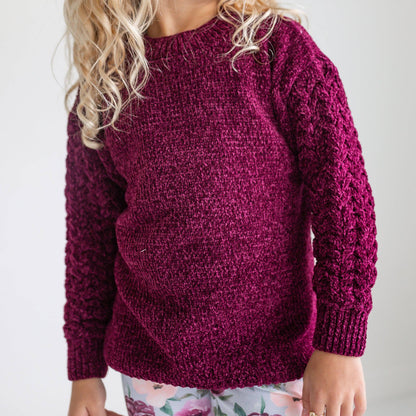 Girls Plum Floral Pant Set