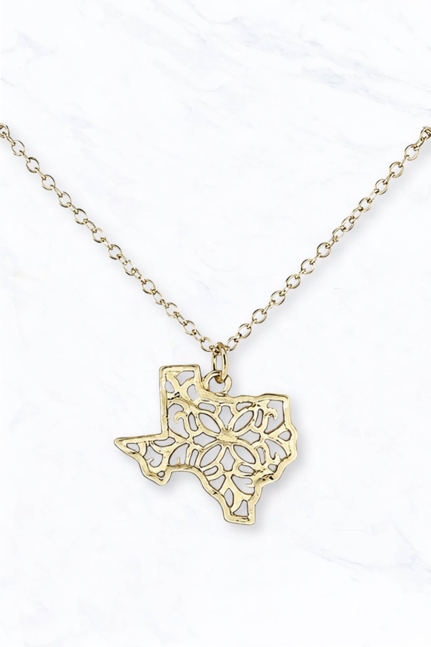 Charity Floral Texas Necklace