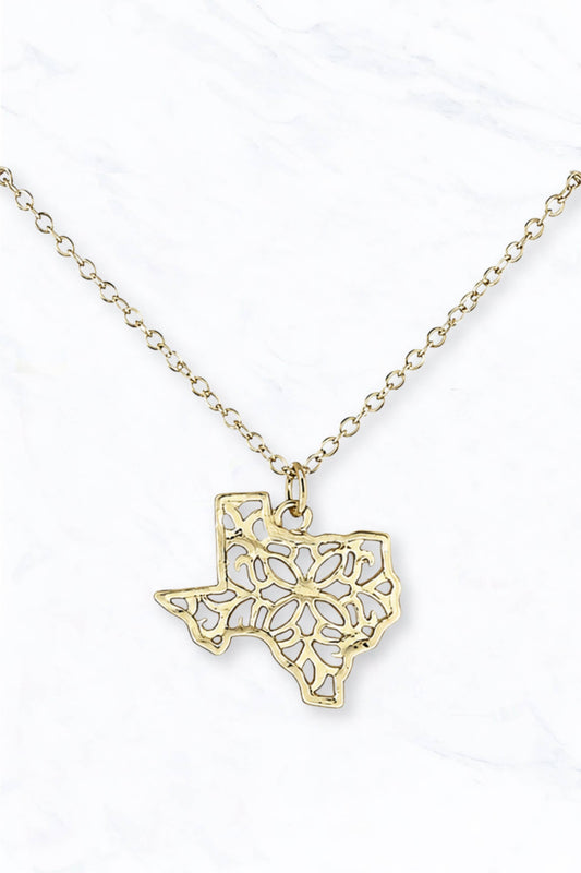 Charity Floral Texas Necklace